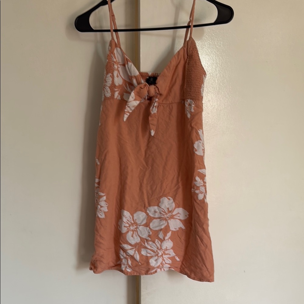 Volcom pink and White Mini Dress